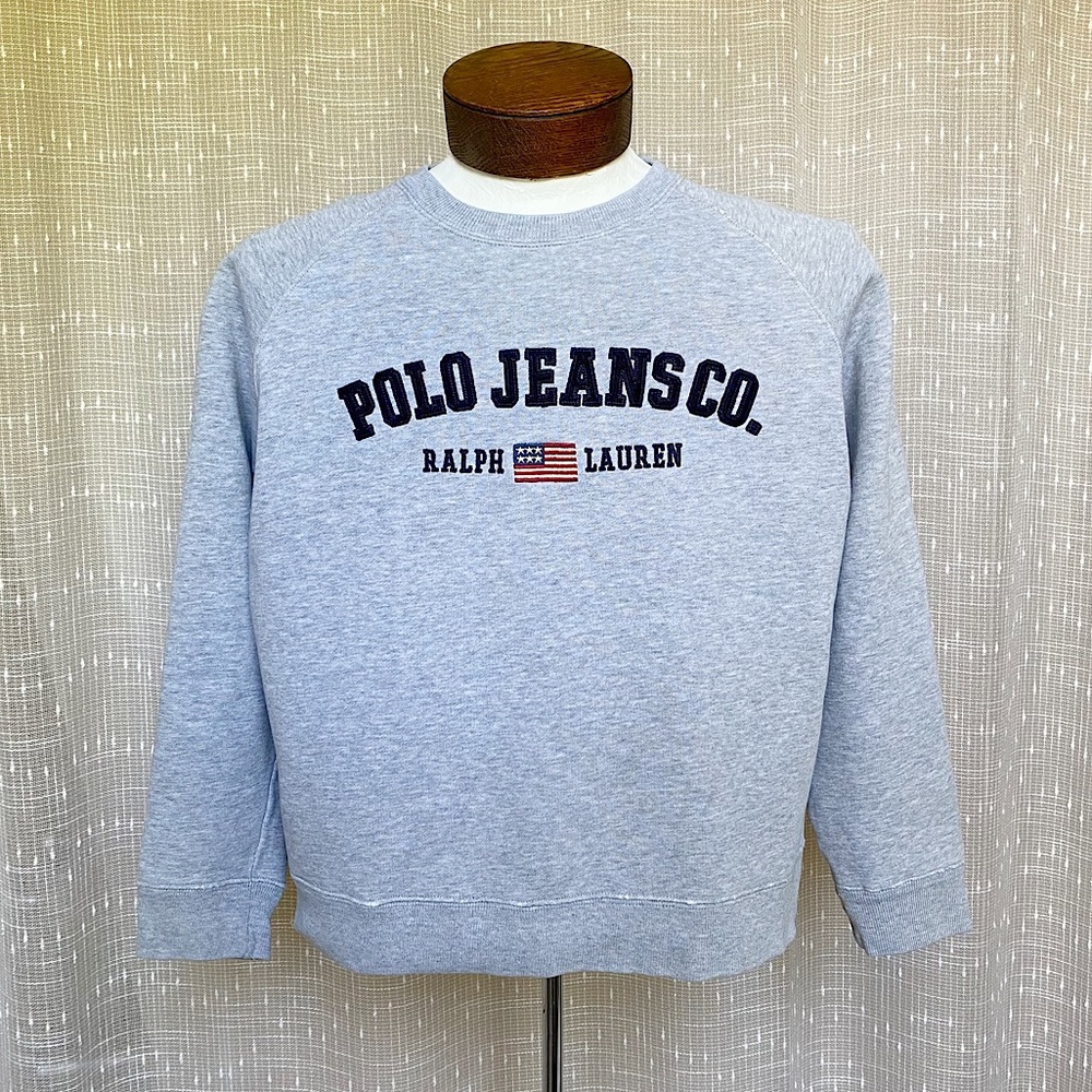 90s Vintage Polo Jeans Co Ralph Lauren Embroidered Sweatshirt